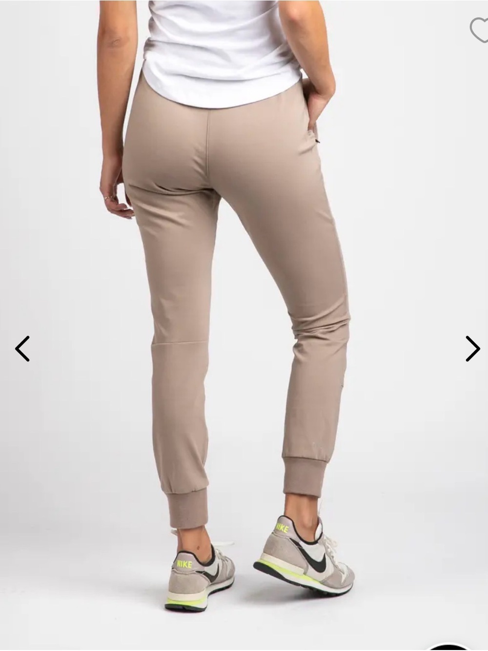 BYLT Women’s Elite+ Jogger Pants in Sand - Comfortable Everyday Fit Large NEW - Picture 4 of 11